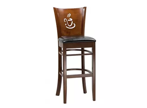 Стул барный jerry bar (dobrin) коричневый 41x114x42 см.