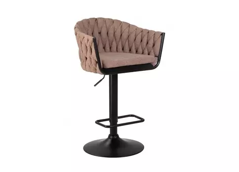 Стул барный leon (dobrin) коричневый 55x89x49 см.