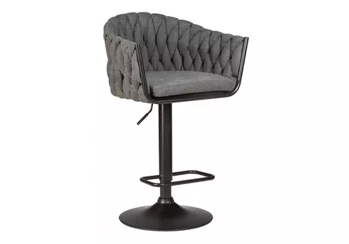 Стул барный leon графитовый (dobrin) серый 55x110x49 см.