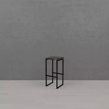 Стул барный лофт (kovka object) черный 340.0x750.0x340.0 см.