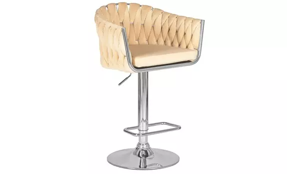 Стул барный marcel бежевый (dobrin) бежевый 55x110x49 см.