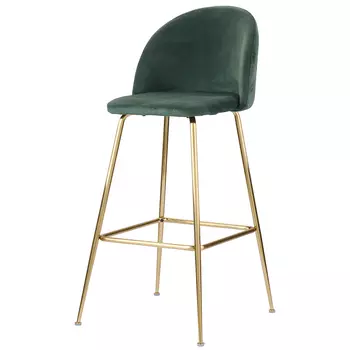 Стул барный marcus (berg) зеленый 49.0x105.0x50.0 см.