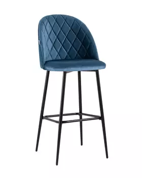 Стул барный марсель (stoolgroup) синий 49x110x54 см.