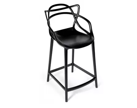 Стул барный masters (bradexhome) черный 49x109x41 см.