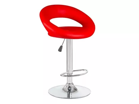 Стул барный mira красный (dobrin) красный 53x102x47 см.