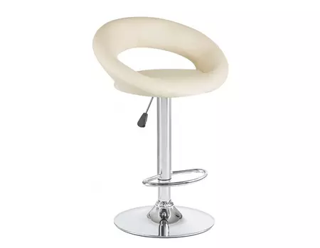 Стул барный mira кремовый (dobrin) бежевый 53x102x47 см.