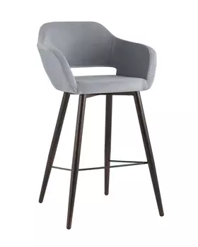 Стул барный саймон (stoolgroup) серый 61x104x65 см.