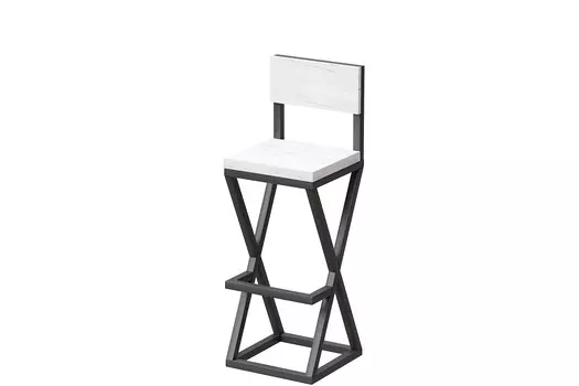 Стул барный вена 2 (millwood) бежевый 36x85x30 см.