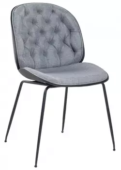 Стул beetle lounge (bradexhome) серый 54x86x47 см.