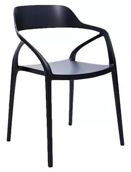 Стул capri (bradexhome) черный 57x79x57 см.