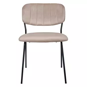 Стул carol (bradexhome) бежевый 49x78x55 см.