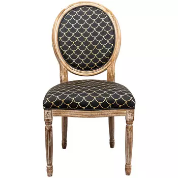 Стул «чешуйки» (ночь) (object desire) черный 50x101x62 см.