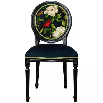 Стул «цветущая аристократка», версия 2 (object desire) черный 50x97x48 см.