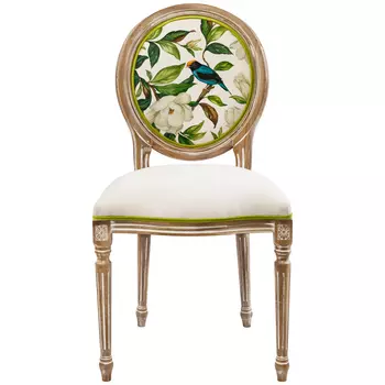 Стул «цветущая аристократка», версия 4 (беж) (object desire) бежевый 50x97x48 см.