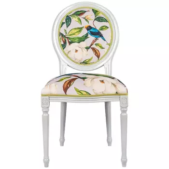 Стул «цветущая аристократка», версия 4 (object desire) белый 48x97x50 см.