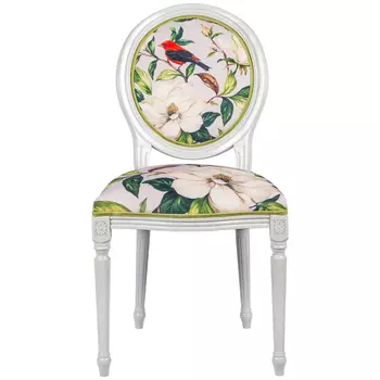 Стул «цветущая аристократка», версия 5 (object desire) белый 48x97x50 см.