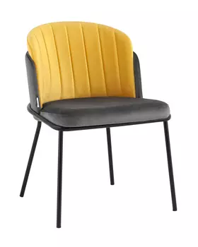 Стул дабл (stoolgroup) желтый 52x82x56 см.