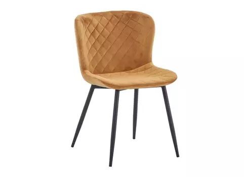 Стул darcy горчичный (bradexhome) желтый 47x79x55 см.