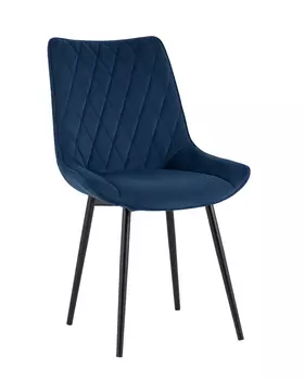 Стул дарвин велюр синий (stoolgroup) синий