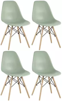 Стул dsw (stoolgroup) серый 46x81x53 см.