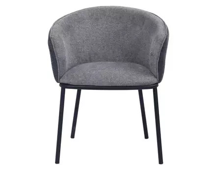 Стул duke (bradexhome) серый 66x77x45 см.