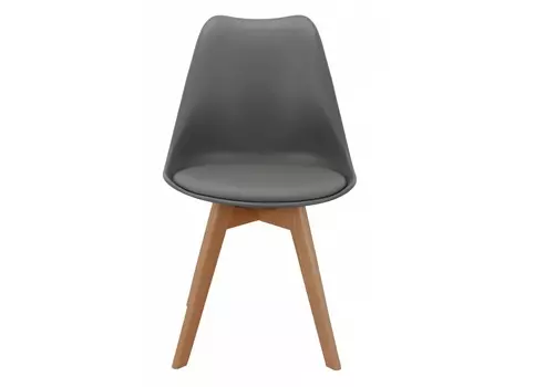 Стул eames bon (bradexhome) серый 49x84x54 см.