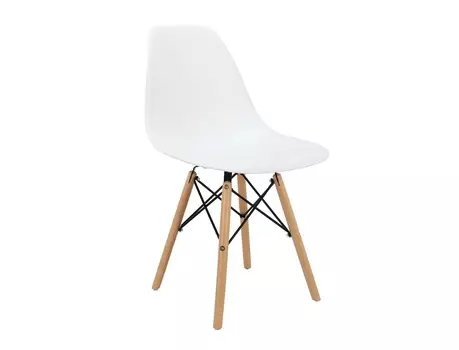 Стул eames (bradexhome) белый 46x81x55 см.