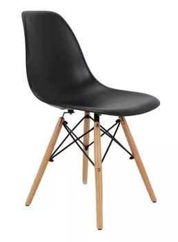 Стул eames (bradexhome) черный 46x55x82 см.