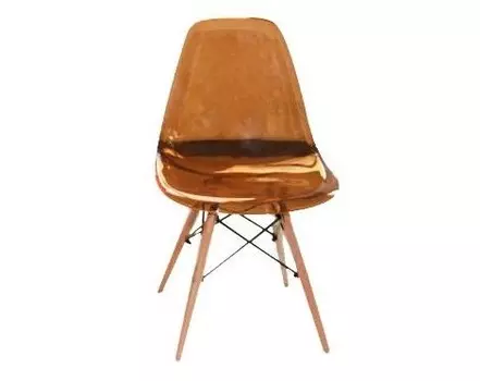 Стул eames (bradexhome) оранжевый 47x83x46 см.