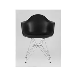 Стул eames dar (stool group) черный 42x43 см.