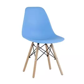 Стул eames wood (stoolgroup) голубой 46x81x53 см.