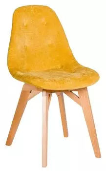 Стул eames желтый (r-home) желтый 47x83x54 см.