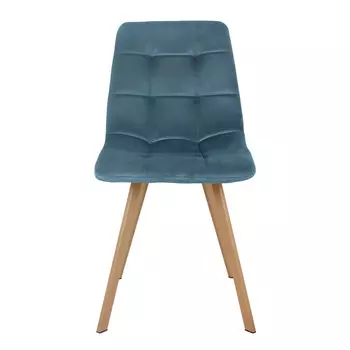 Стул easy (bradexhome) бирюзовый 45x88x55 см.