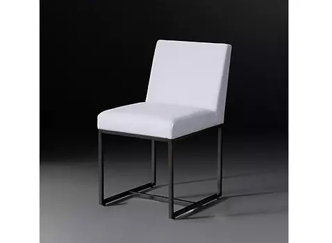 Стул emery side bronze (idealbeds) белый 43x81x60 см.