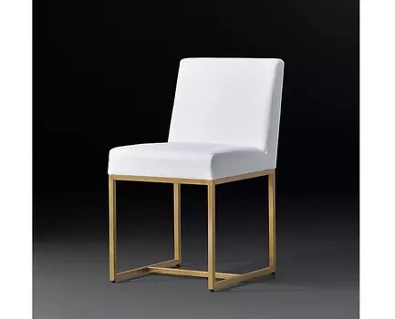 Стул emery side burnished (idealbeds) белый 43x81x60 см.