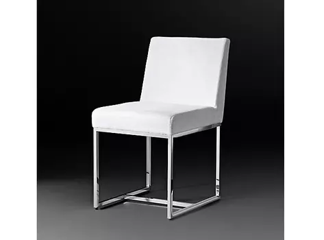 Стул emery side polished (idealbeds) белый 43x81x60 см.