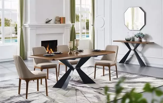 Стул (europe style) коричневый 46.0x86.5x59.5 см.