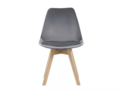 Стул frankfurt (stoolgroup) серый 48x82x57 см.