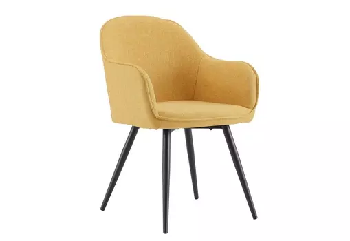 Стул frida (bradexhome) желтый 54x85x63 см.