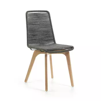 Стул glendon (la forma) серый 45x90x58 см.