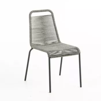 Стул glenville (la forma) серый 42x84x55 см.