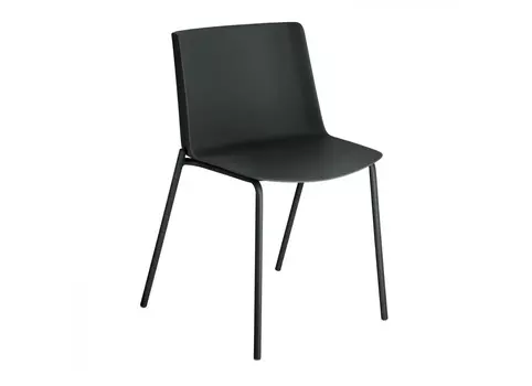 Стул hannia (la forma) черный 47x78x53 см.