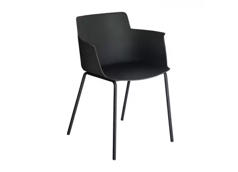 Стул hannia (la forma) черный 59x77x53 см.