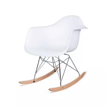 Стул-качалка ravel pompage (desondo) белый 70x70x63 см.