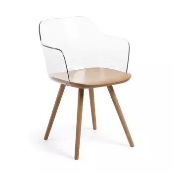 Стул klam (la forma) бежевый 56x76x56 см.