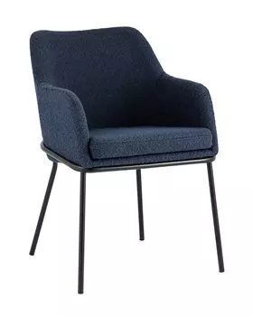 Стул кози ткань букле синий (stoolgroup) синий