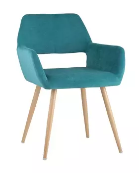 Стул кромвель (stoolgroup) голубой 56x78x56 см.