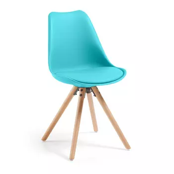 Стул lars (la forma) голубой 47x82x50 см.