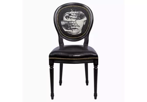 Стул лина , версия блиц (object desire) черный 50.0x98.0x47.0 см.