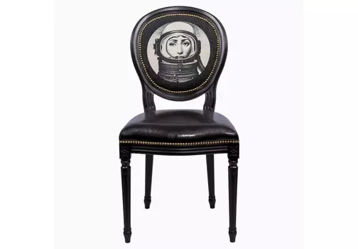 Стул лина , версия космос (object desire) черный 50.0x98.0x47.0 см.